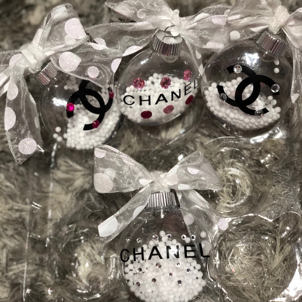 Chanel Christmas Ornaments Set